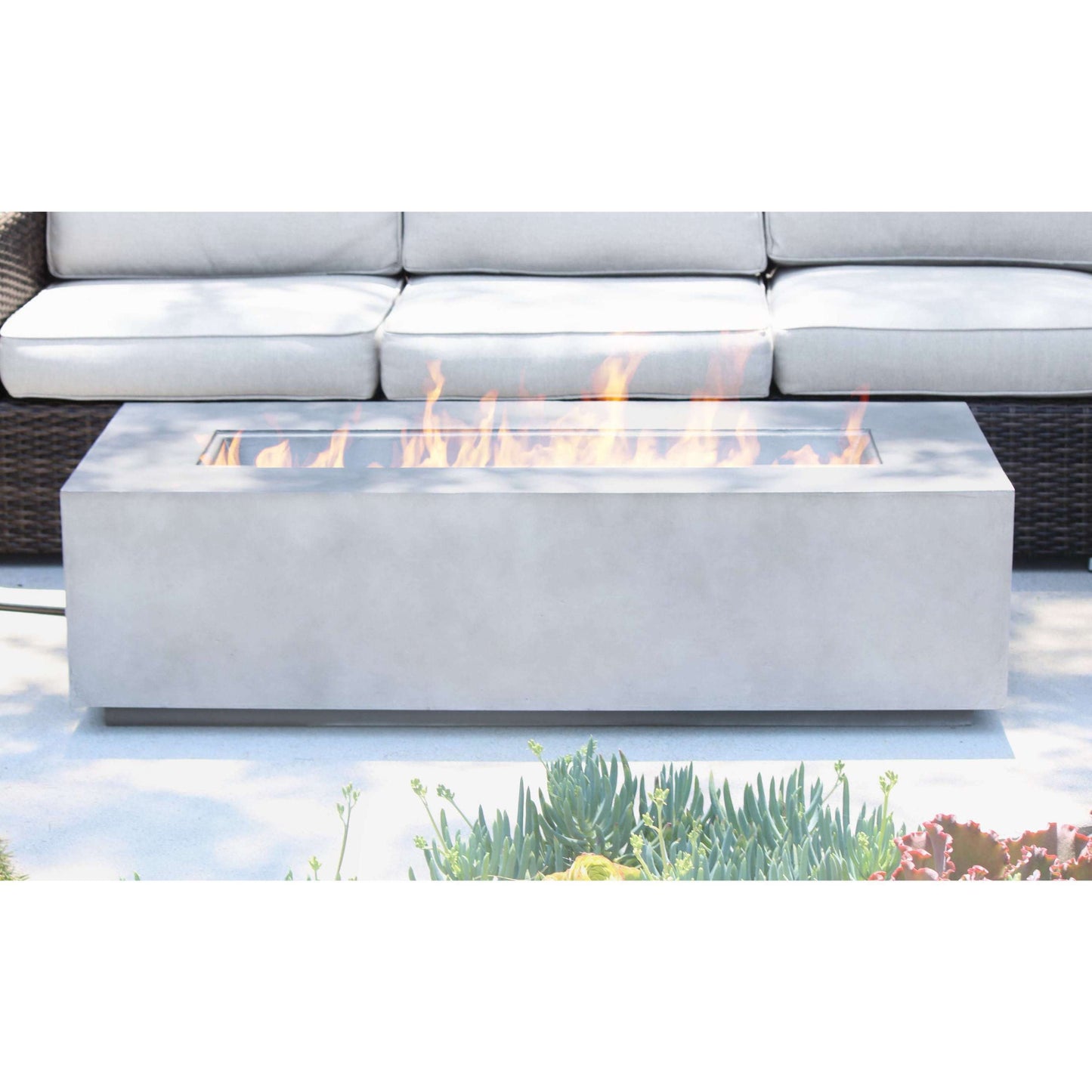 Concrete Propane Outdoor Fire Pit Table