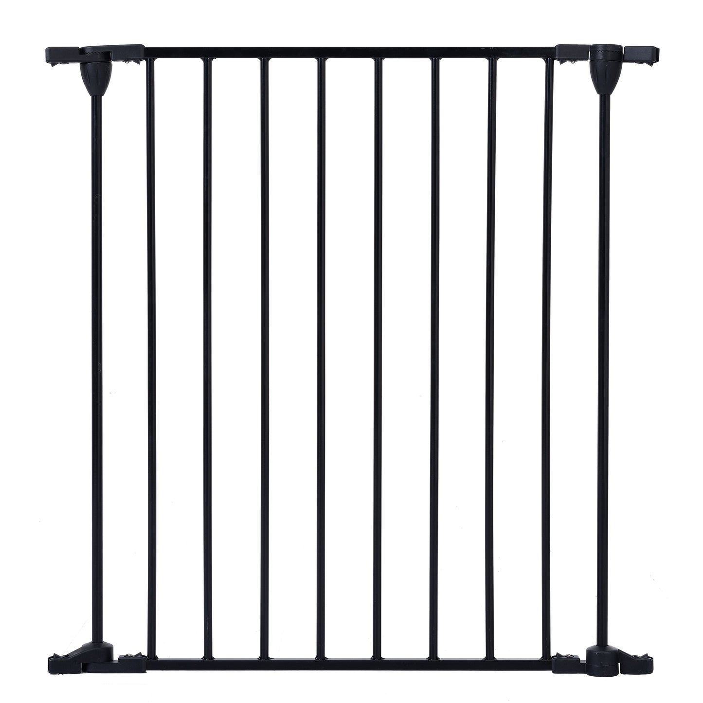 200" Adjustable Safety Gate 8 Panels Play Yard Metal Doorways Fireplace Fence Christmas Tree Fence Gate for House Stairs Gate prohibited area fence