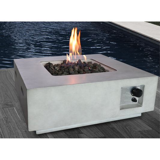 Fiber Reinforced Concrete Propane/Natural Gas Fire Pit table