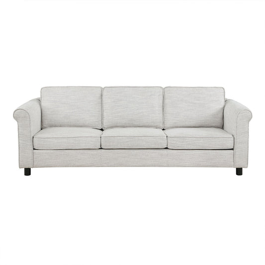 [SantaChoice] 89.37inch 3 Seats Upholstered Sofa,  Bishop Beige