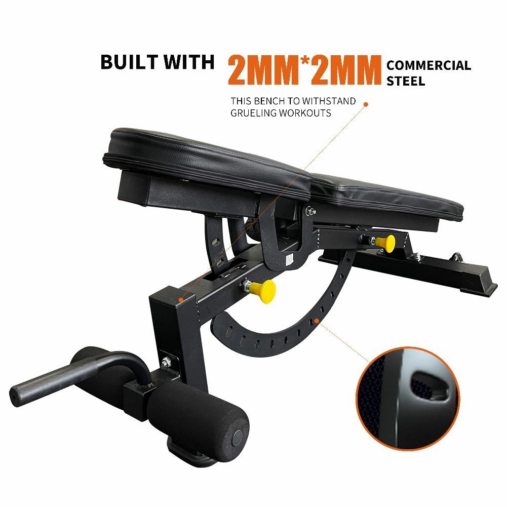 Adjustable Strength Training Bench Press Home Full Body Workout Foldable Weight Benches Gym Multi-functional Fitness Dumbbell Chair