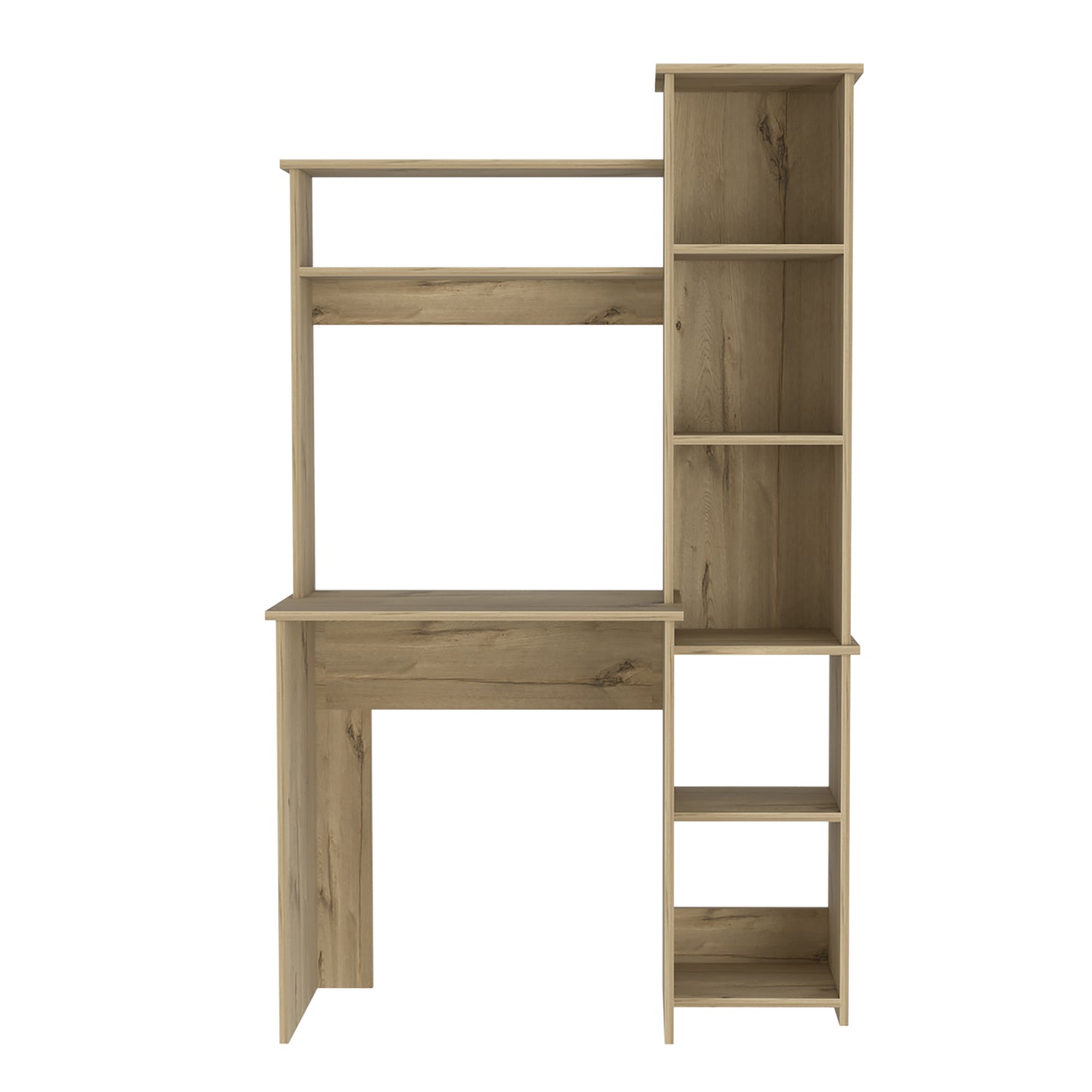 Versalles Writintg Desk, Two Superior Shelves, Five Cubbies -Light Oak