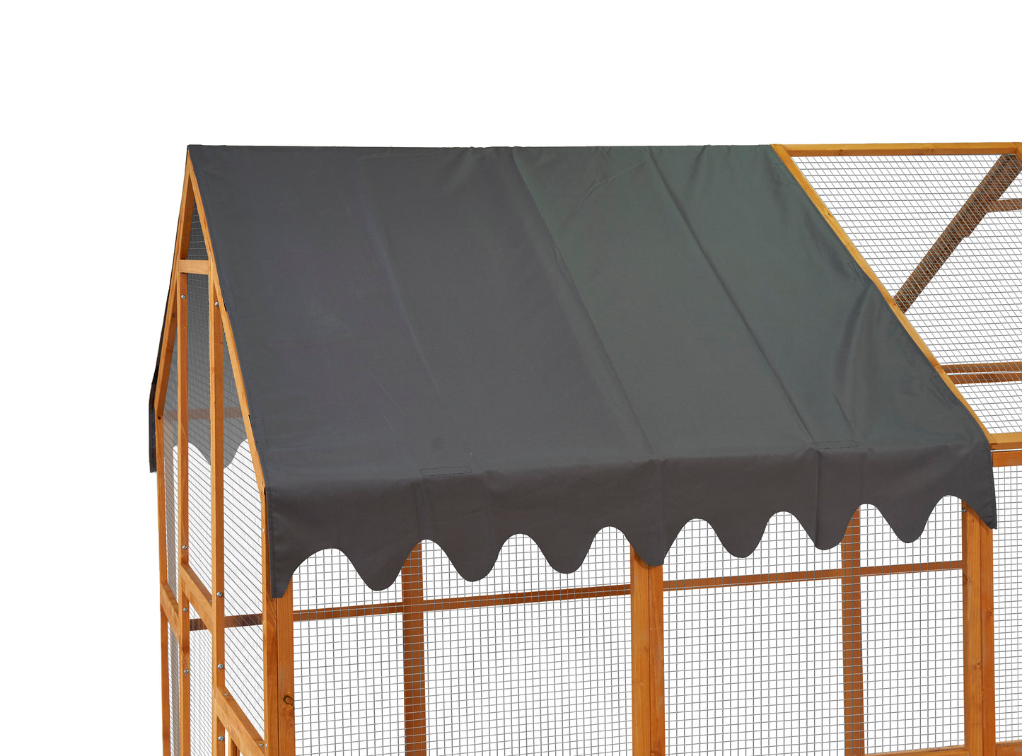 Outdoor Chicken Coop Enclosures 110" Large Kitten Playpen,Upgrade Waterproof Cover