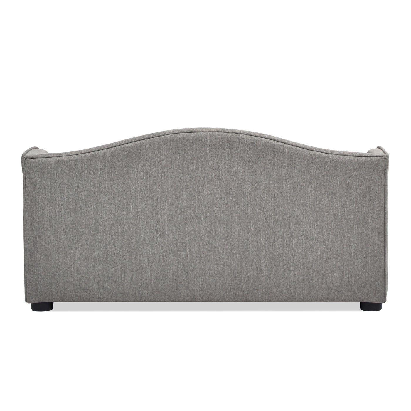 Robin 35" Tufted Wingback Pet Sofa Bed, Medium, Uptown Gray Stain Resistant High Performance Polyester