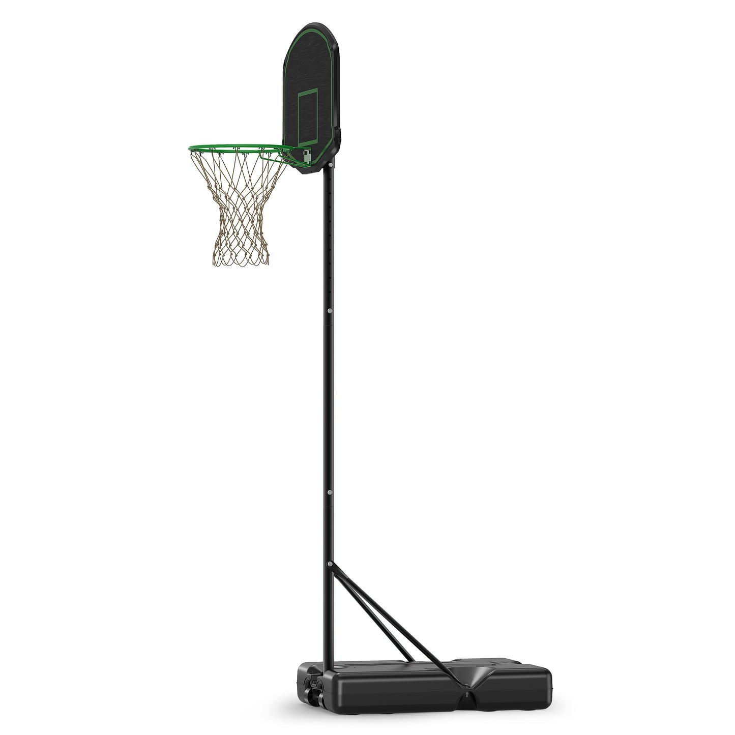 Basketball Hoop System Stand with 30in Backboard, Height Adjustable 60Inch-78Inch for Indoor Outdoor, Fillable Base with Wheels for Kids, Youth