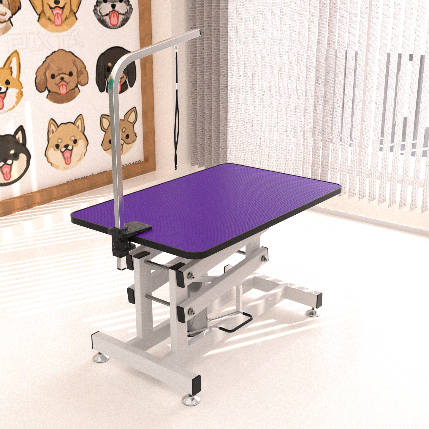 42.5INCH HYDRAULIC PET GROOMING TABLE