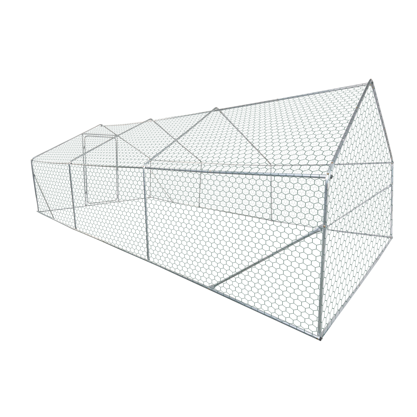 XPT035 Outdoor chicken coop metal big space 20*10*6FT 3 Unit for Outdoor Farm Use