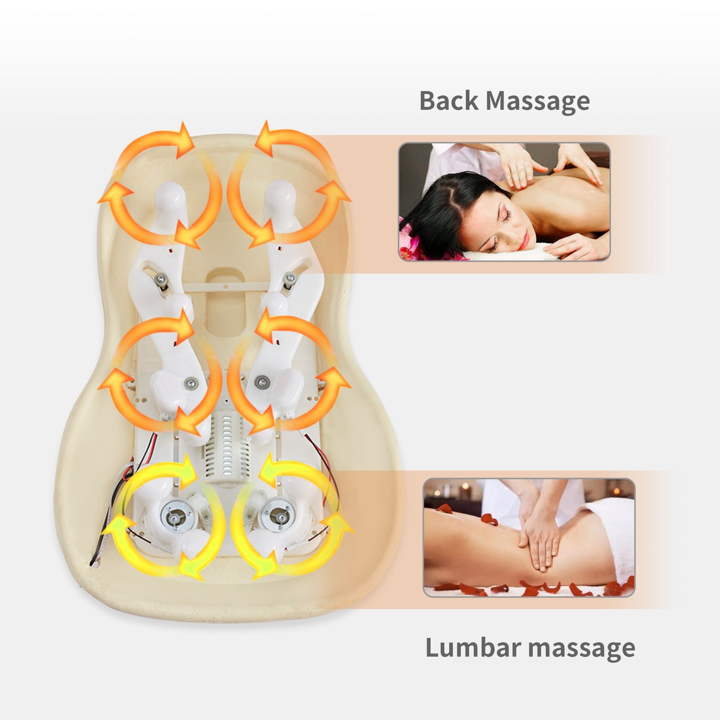 Massage nodes, full set massage pad,Thai massage car cushion