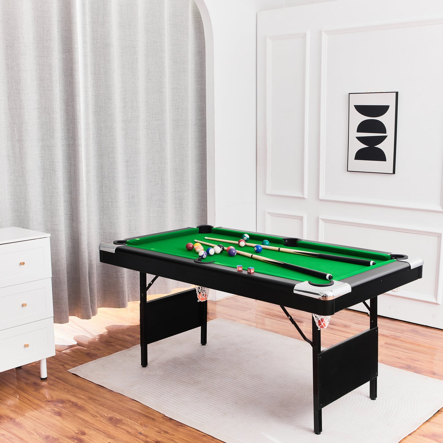 6.3FT Billiard table, 6.3FT game table,billiards, pool table, children's billiard table, children's pool table, family game table, table pool, indoor game, home used pool table, ball game, family game