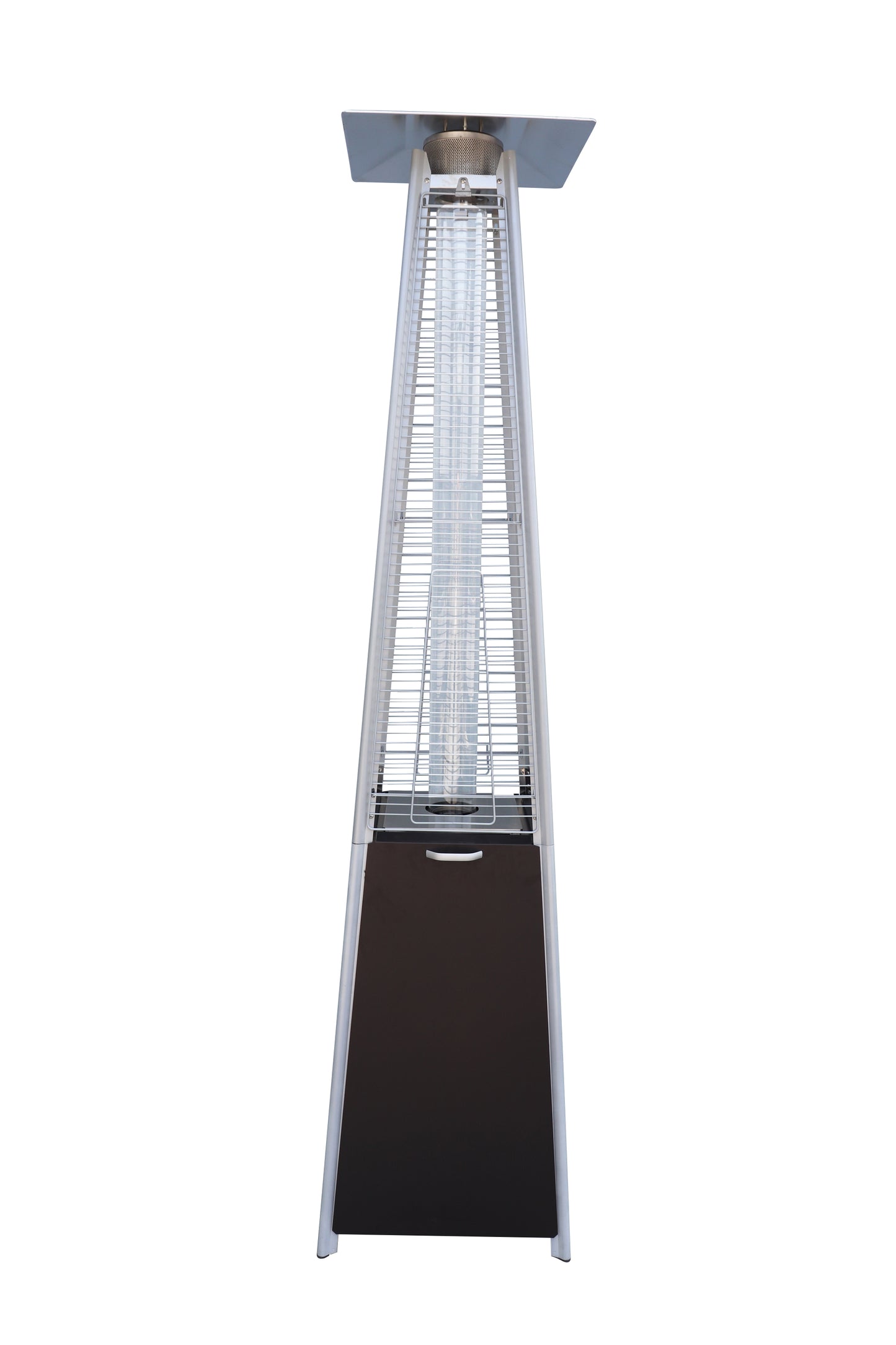 40,000 Btu Propane Standing Patio Heater Stainless Steel