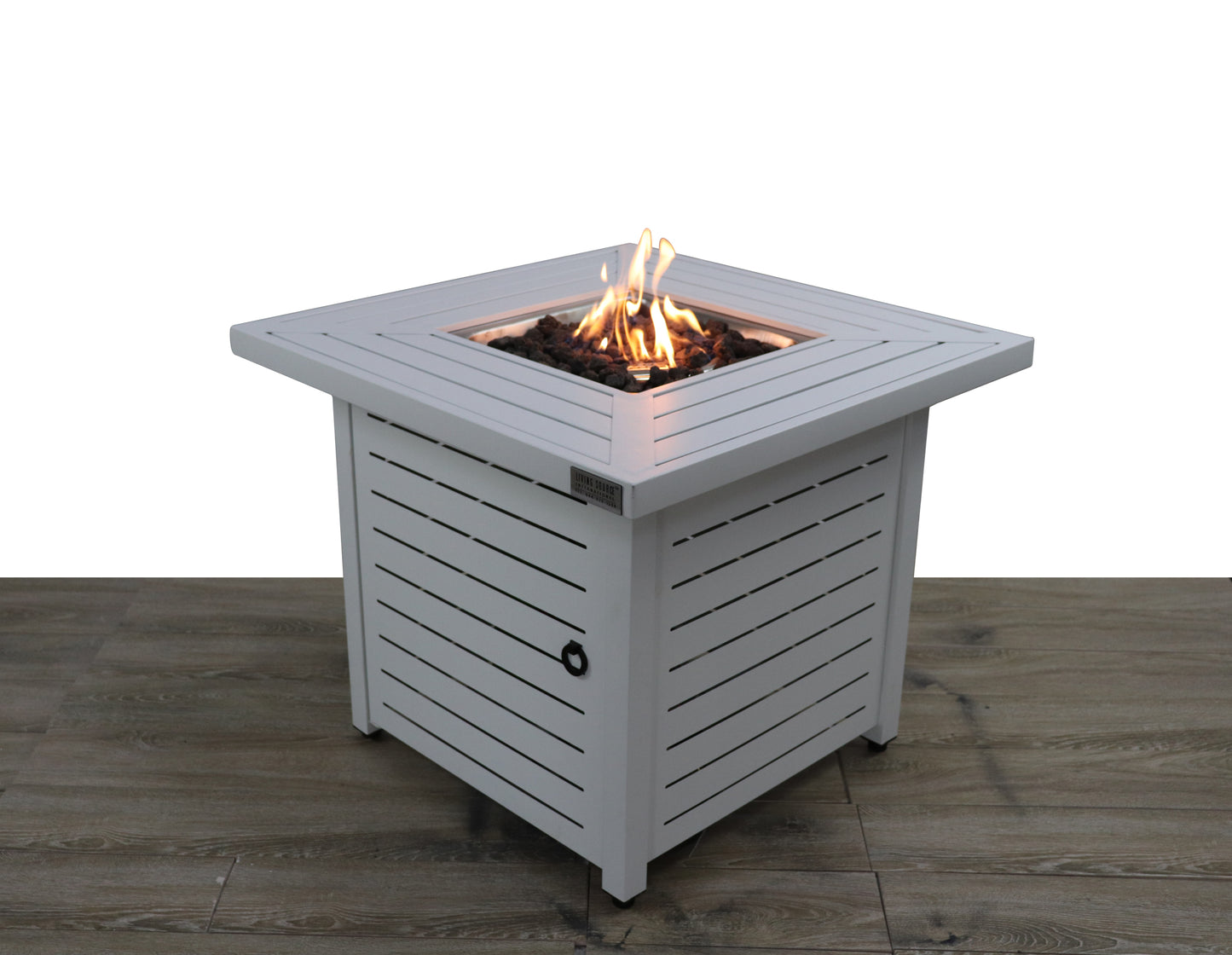 25" H x 30" W Steel Propane Fire Pit Table