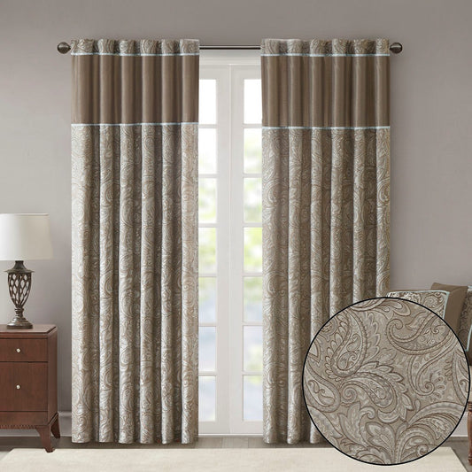 Jacquard Curtain Panel Pair(2 Pcs Window Panels)