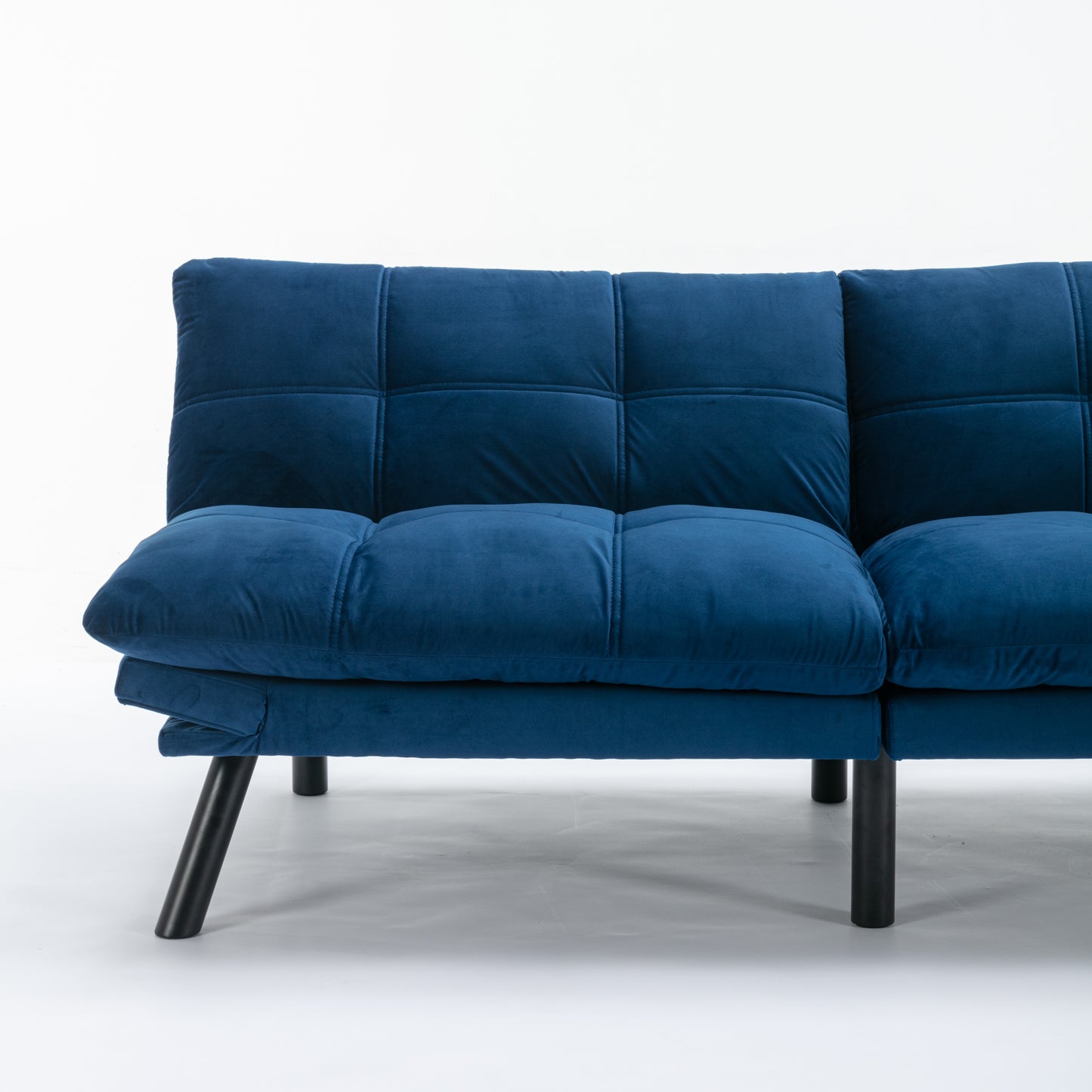 [SantaChoice] Navy Blue Convertible Folding Modern sofa Bed