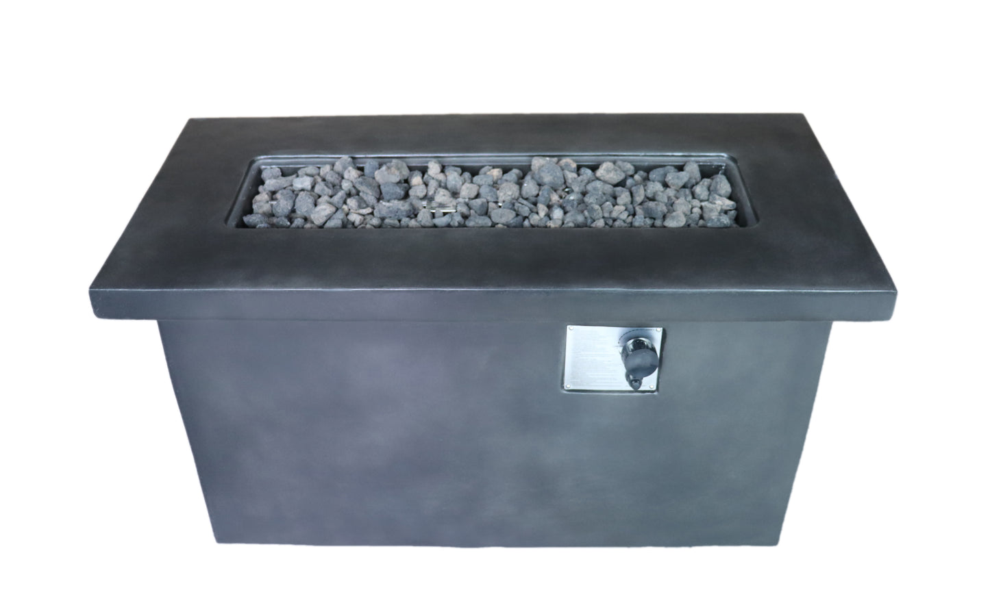 24'' H Concrete Propane/Natural Gas Outdoor Fire Pit Table