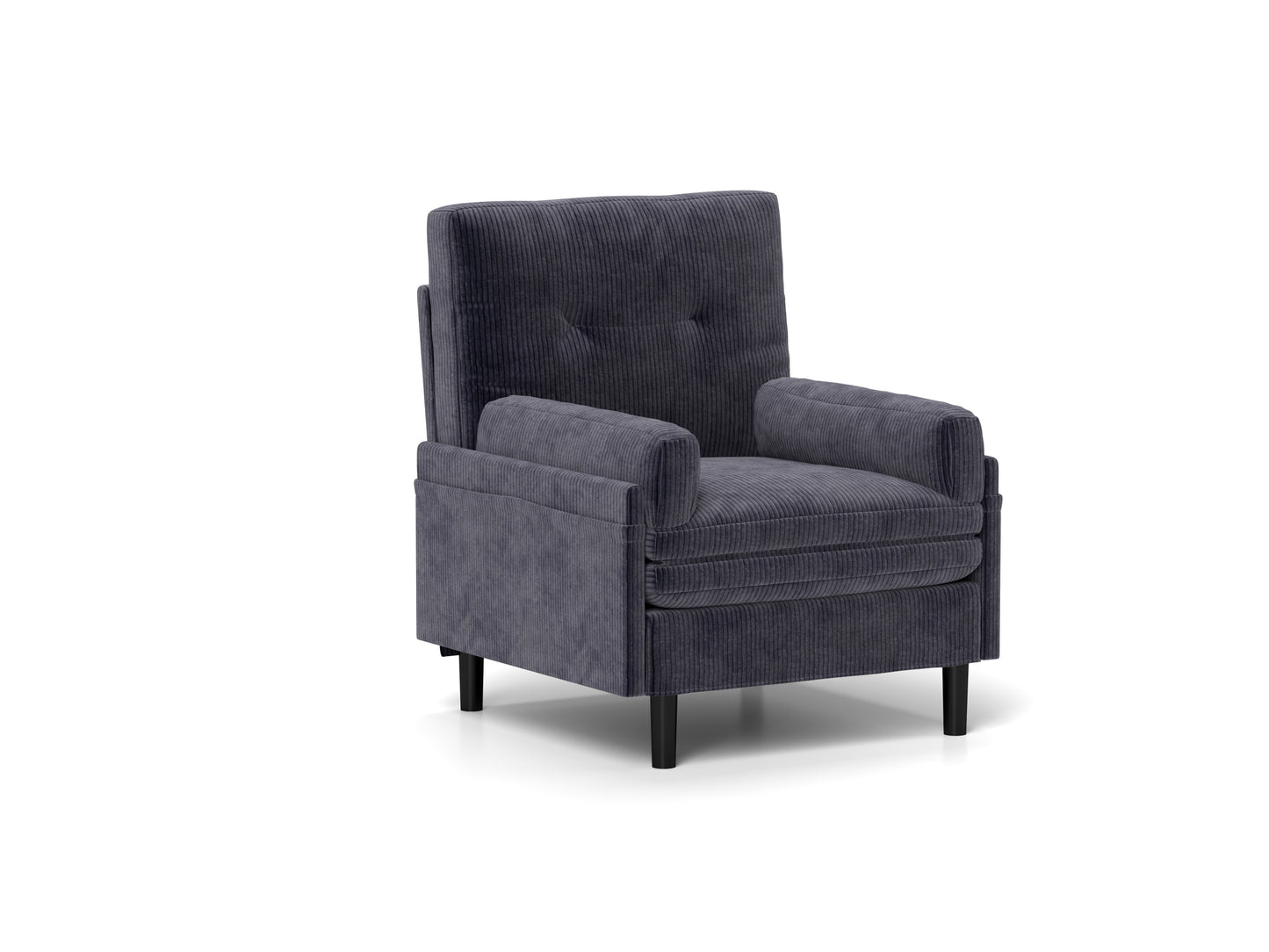 [SantaChoice] Grey sofa chair with recline fuction