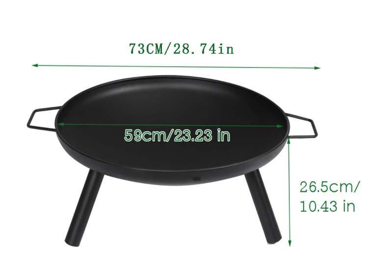 Fireplace Portable Fire Pit Grill Fire Pit Backyard Party Stove Round