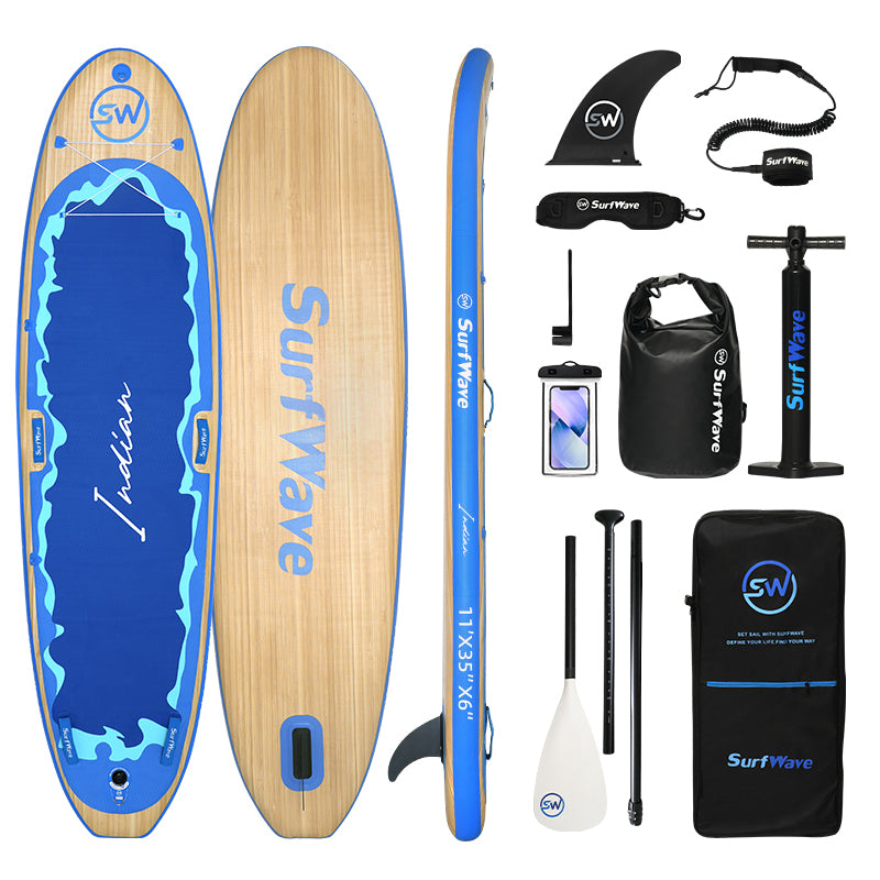 Inflatable Stand Up Paddle Board 11'x34"x6" With Accessories