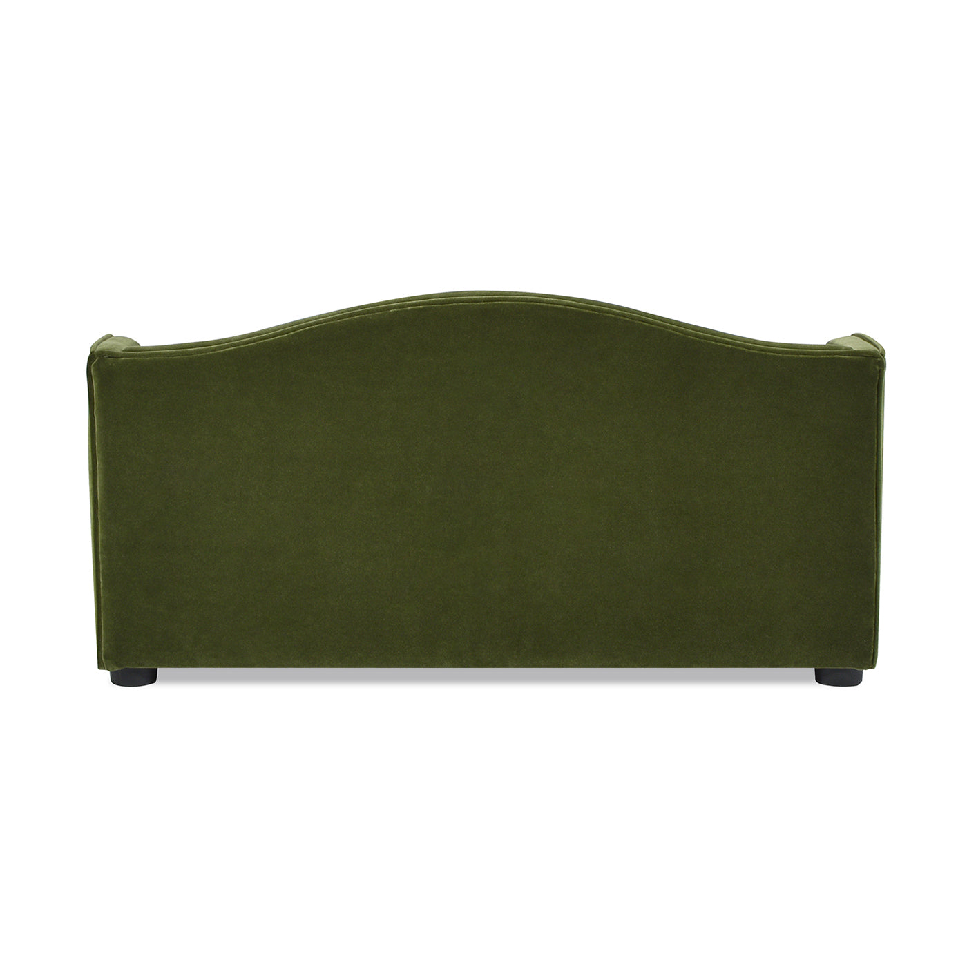 Robin 35" Tufted Wingback Pet Sofa Bed, Medium, Olive Green Performance Velvet