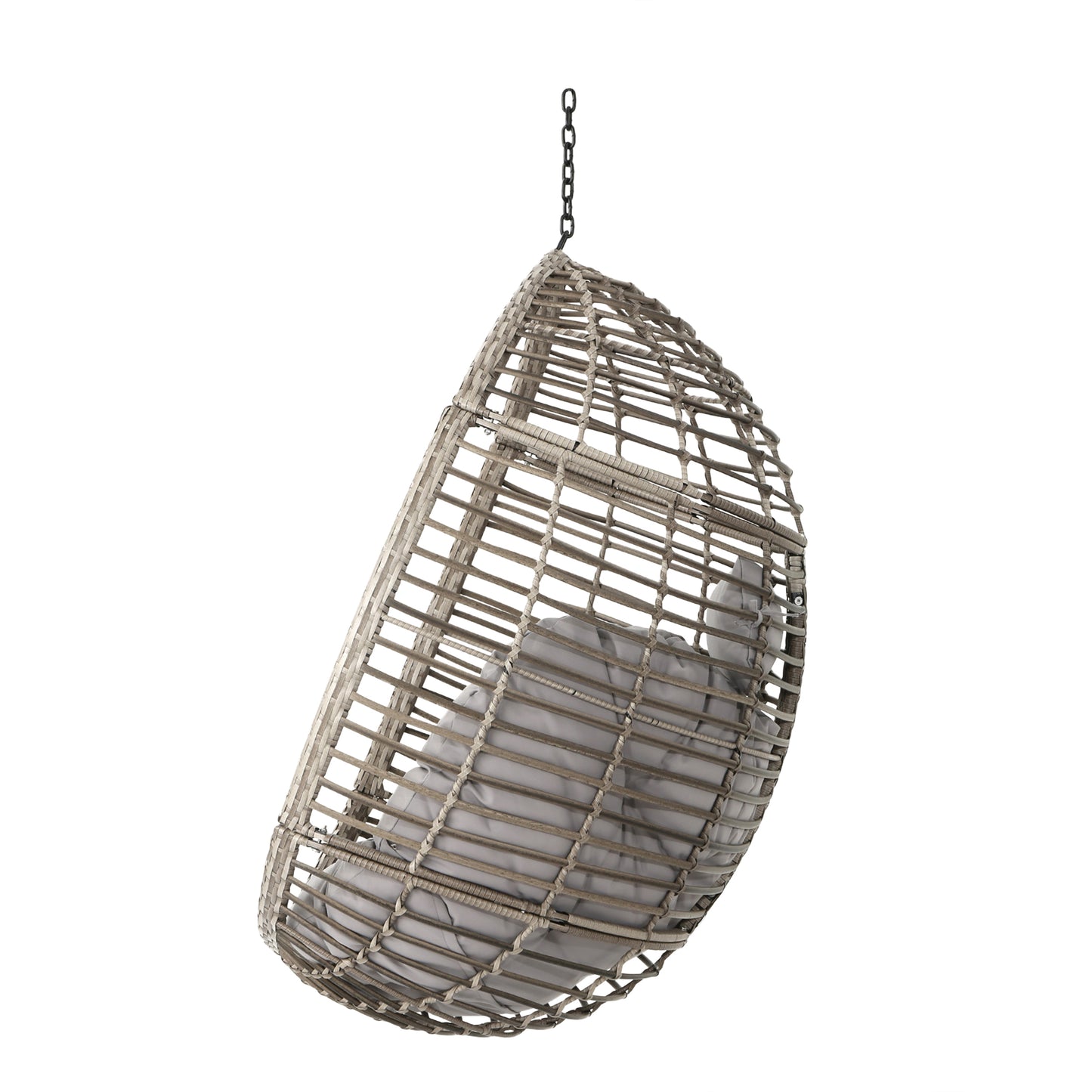 HANGING BASKET- GREY- NO STAND BASKET ONLY