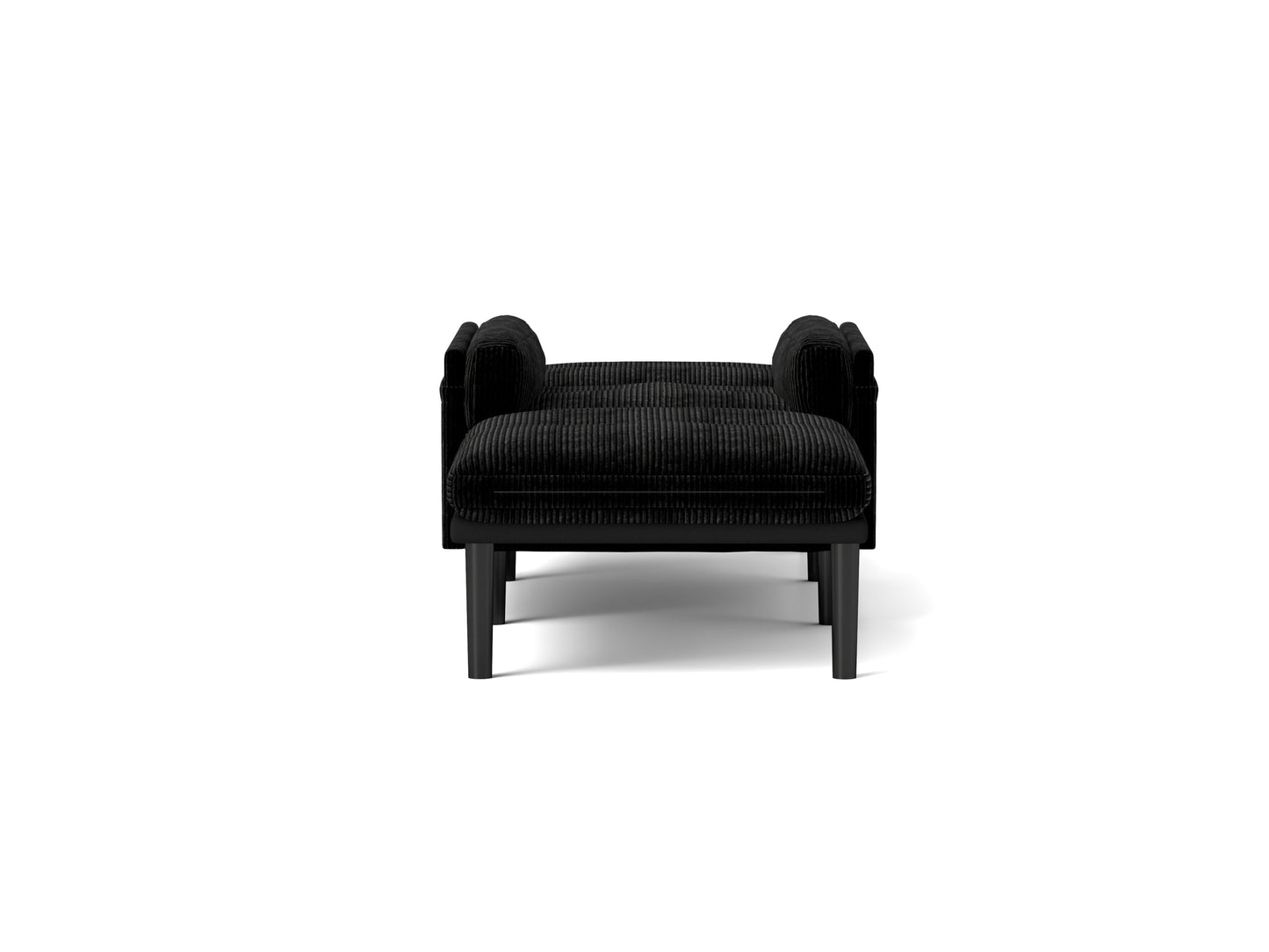 [SantaChoice] Black Multi-Functional Adjustable Sofa, Convertible Lounge Chair and Guest Bed