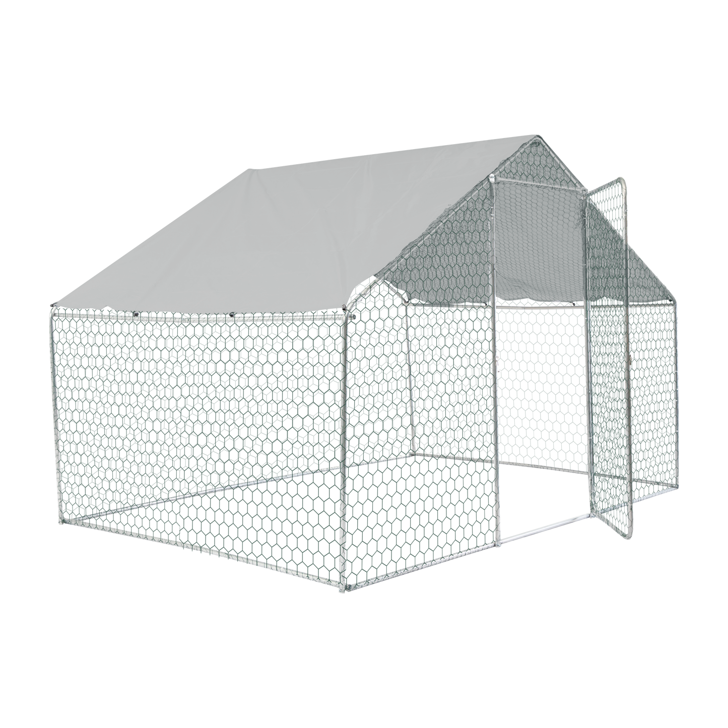 XPT033 Outdoor chicken coop metal big space 10*6*6FT