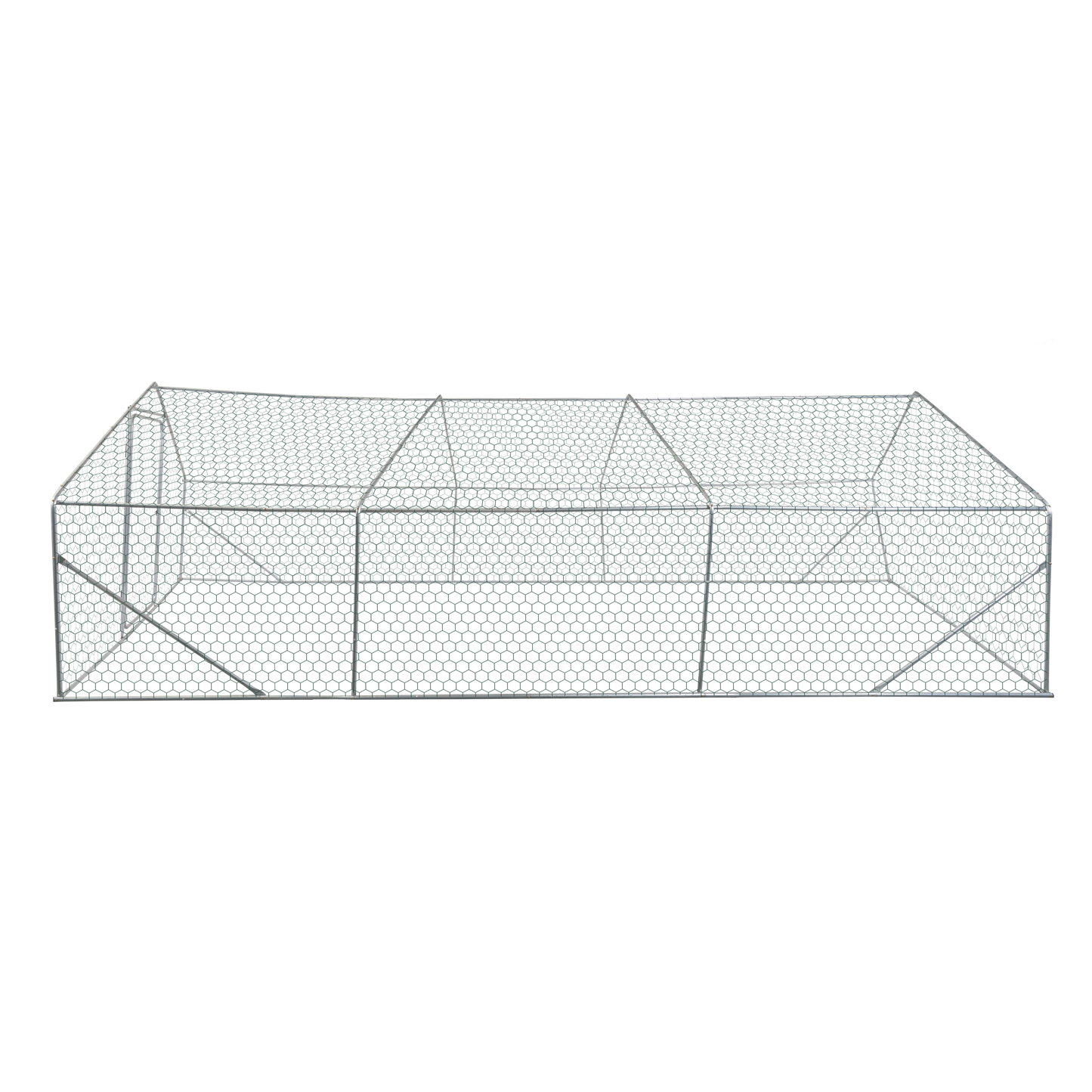 XPT035 Outdoor chicken coop metal big space 20*10*6FT 3 Unit for Outdoor Farm Use