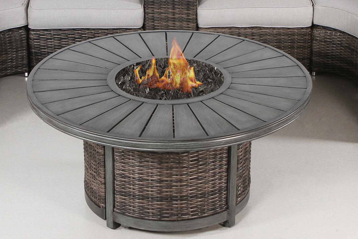 25 H x 52 W Propane Outdoor Fire Pit Table