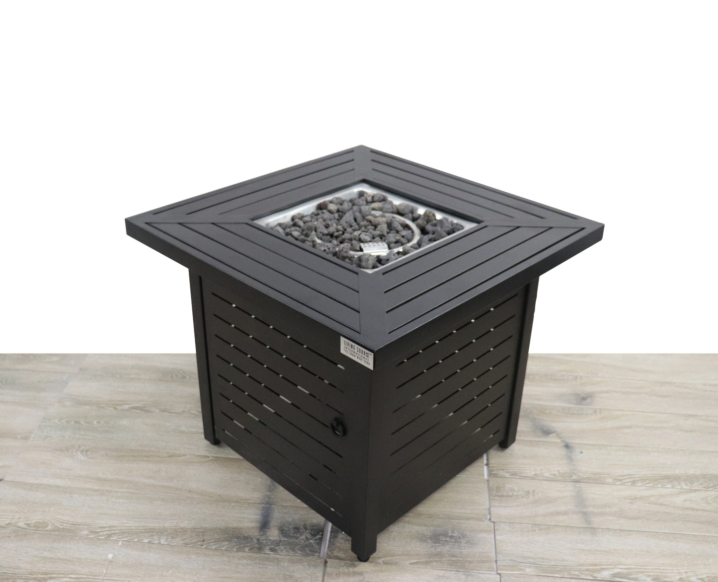 25" H x 30" W Steel Propane/Natural Gas Fire Pit Table