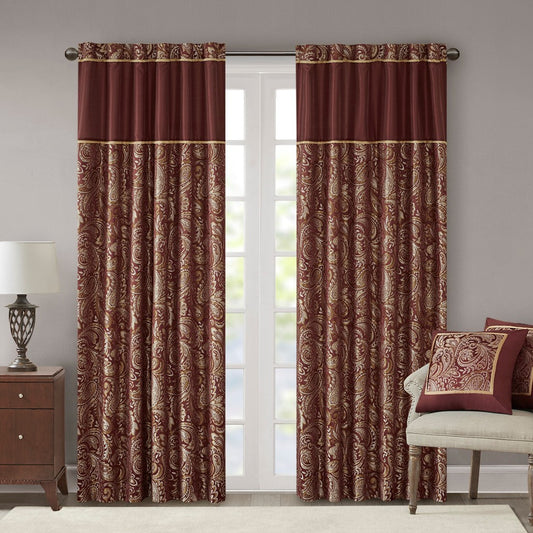 Jacquard Curtain Panel Pair(2 Pcs Window Panels)