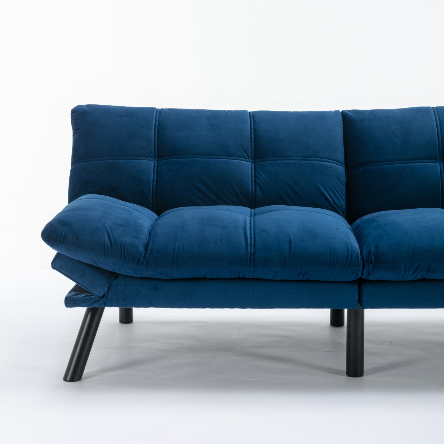 [SantaChoice] Navy Blue Convertible Folding Modern sofa Bed