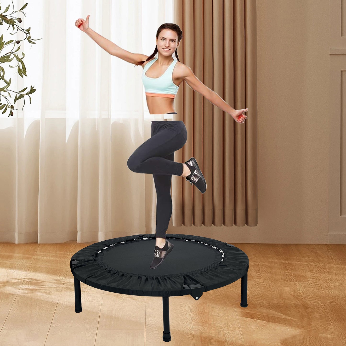 40 Inch Mini Exercise Trampoline for Adults or Kids