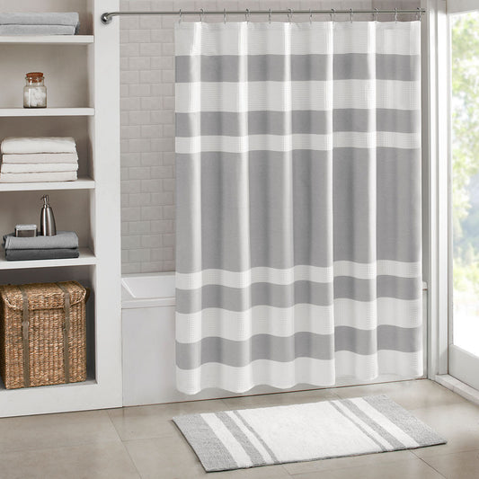 Shower Curtain with 3M Treatment Grey 72x72'