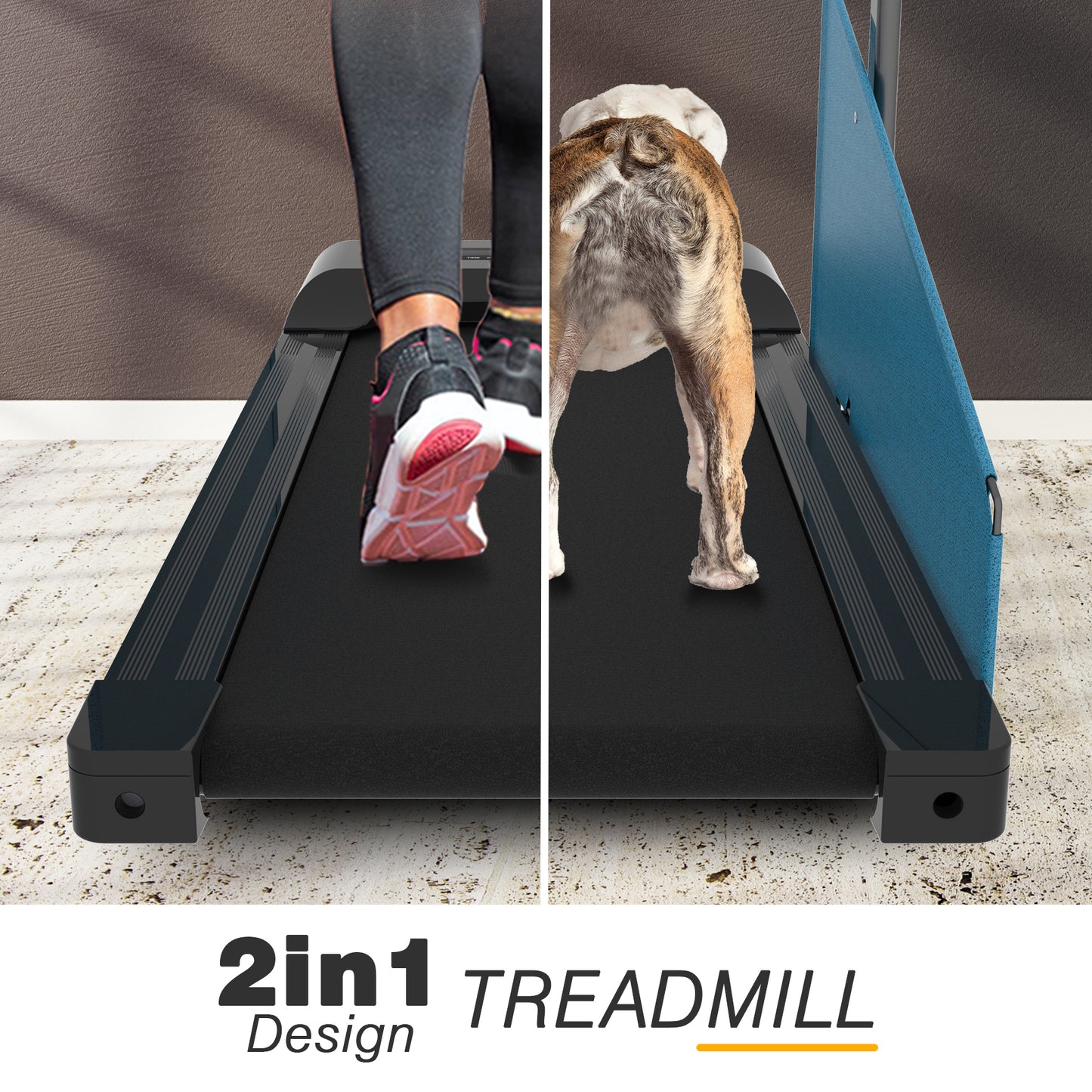 Dog Treadmill Small Dogs - Dog Treadmill for Medium Dogs - Dog Pacer Treadmill for Healthy & Fit Pets - Dog Treadmill Run Walk