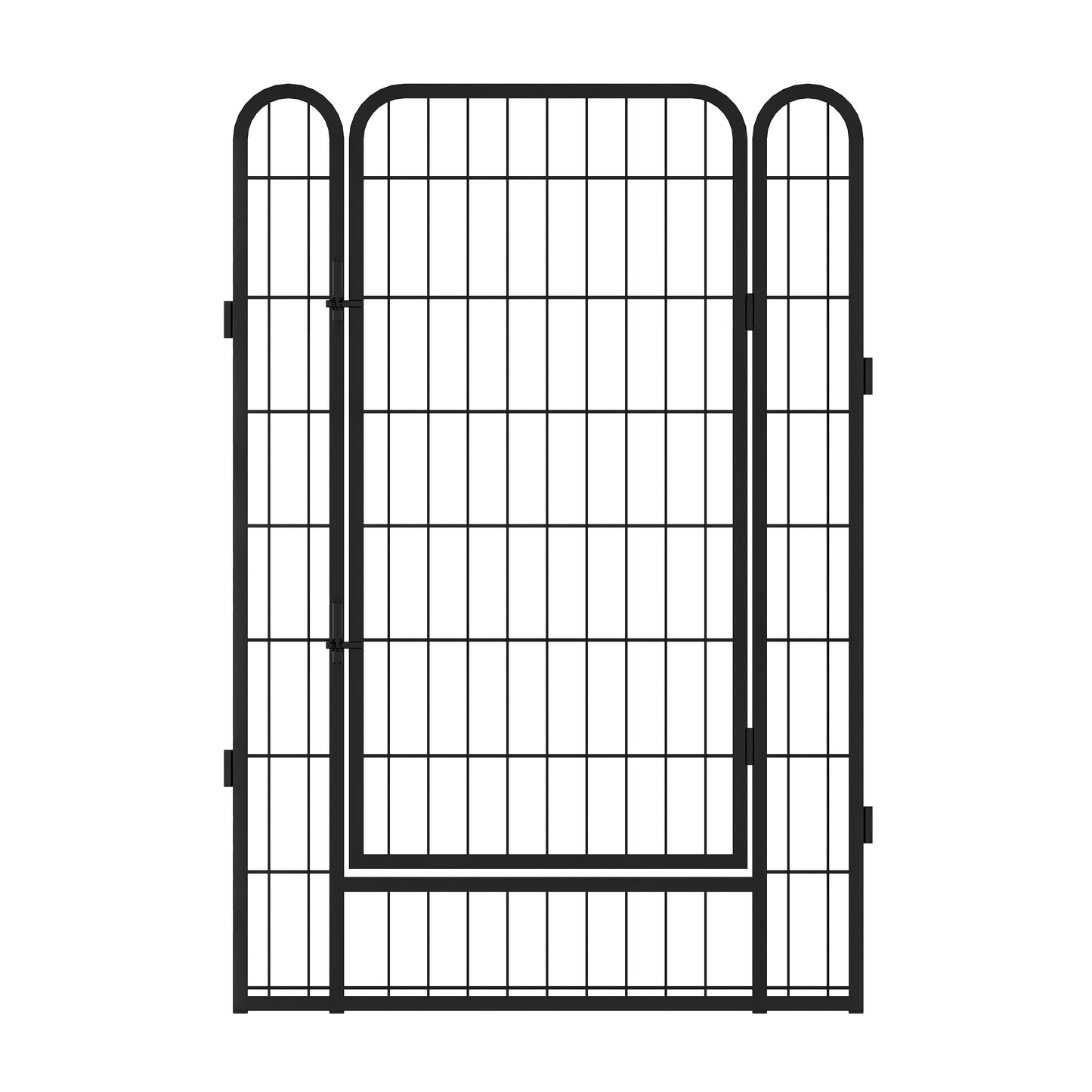 16 Panels Heavy Duty Metal Playpen with door,39.37"H Dog Fence Pet Exercise Pen for Outdoor