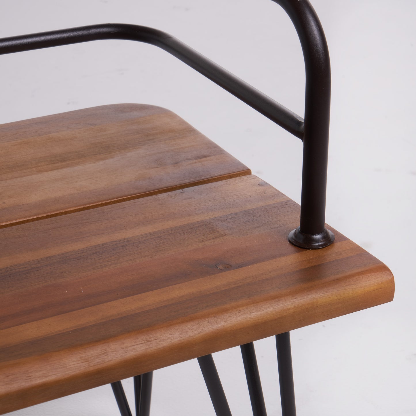 ZION INDUSTRIAL WOOD AND METAL BENCH