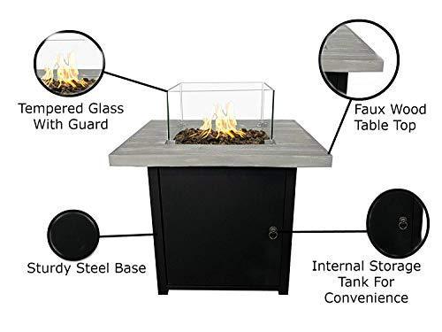 Fibre Reinforced Concrete Propane Fire pit table