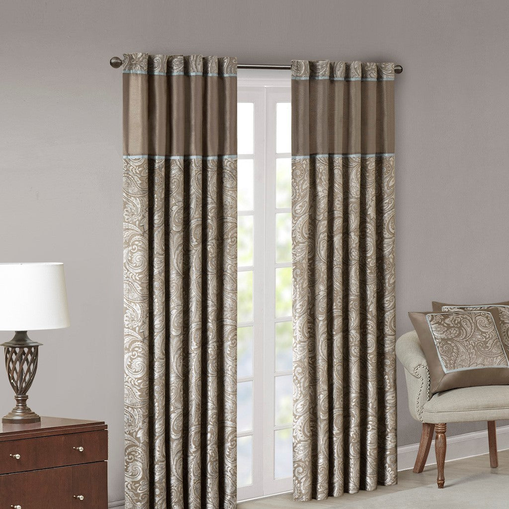 Jacquard Curtain Panel Pair(2 Pcs Window Panels)