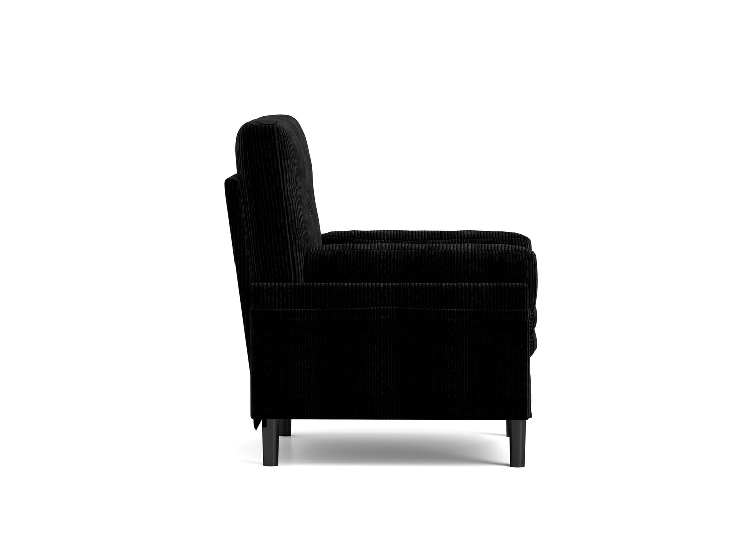 [SantaChoice] Black Multi-Functional Adjustable Sofa, Convertible Lounge Chair and Guest Bed