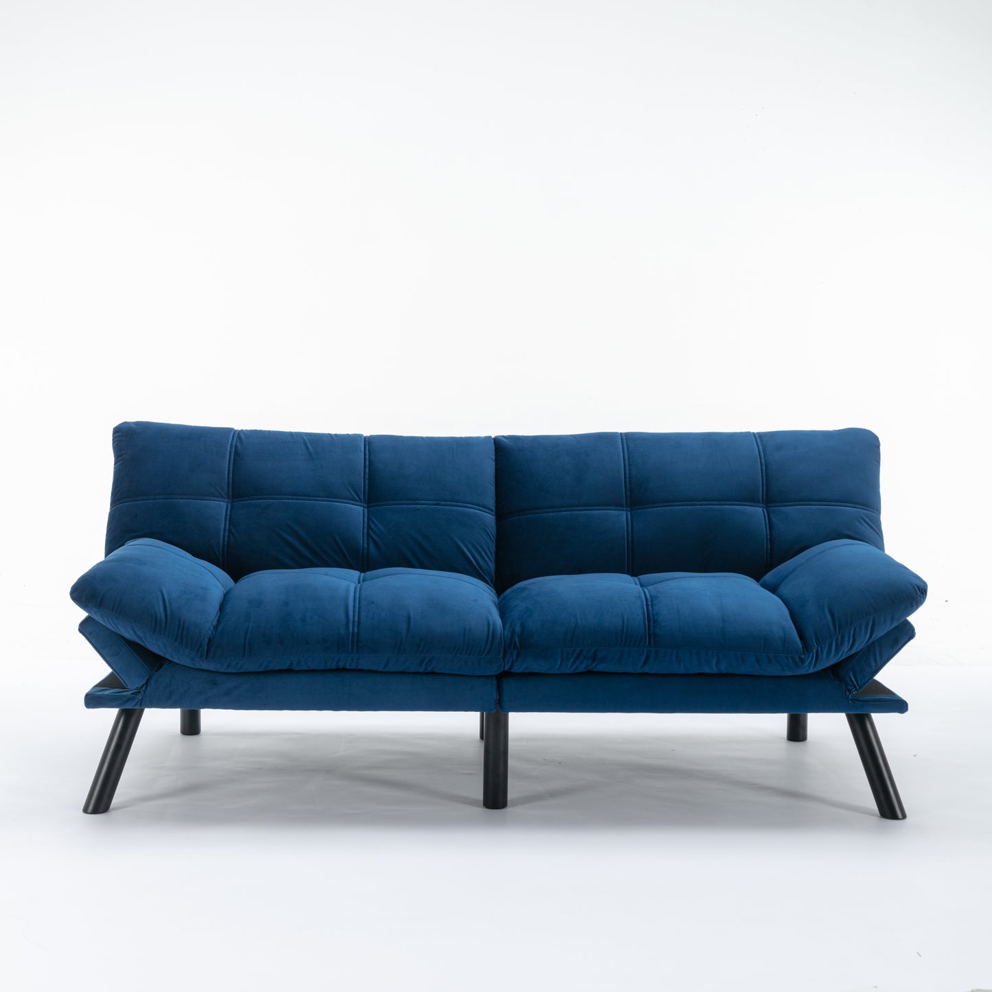 [SantaChoice] Navy Blue Convertible Folding Modern sofa Bed