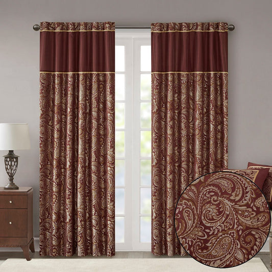 Jacquard Curtain Panel Pair(2 Pcs Window Panels)