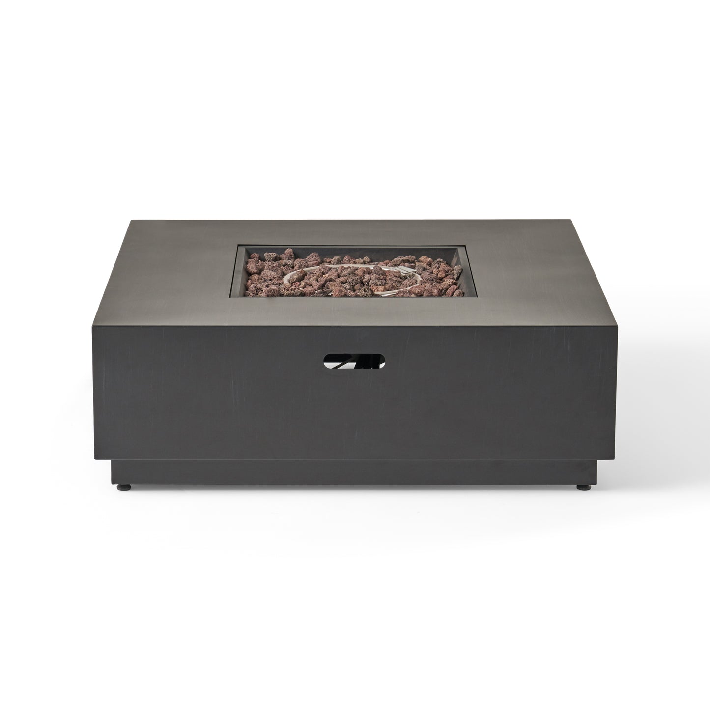 40'' SQUARE IRON FIRE PIT - 50 000 BTU (Tank cover not Included)