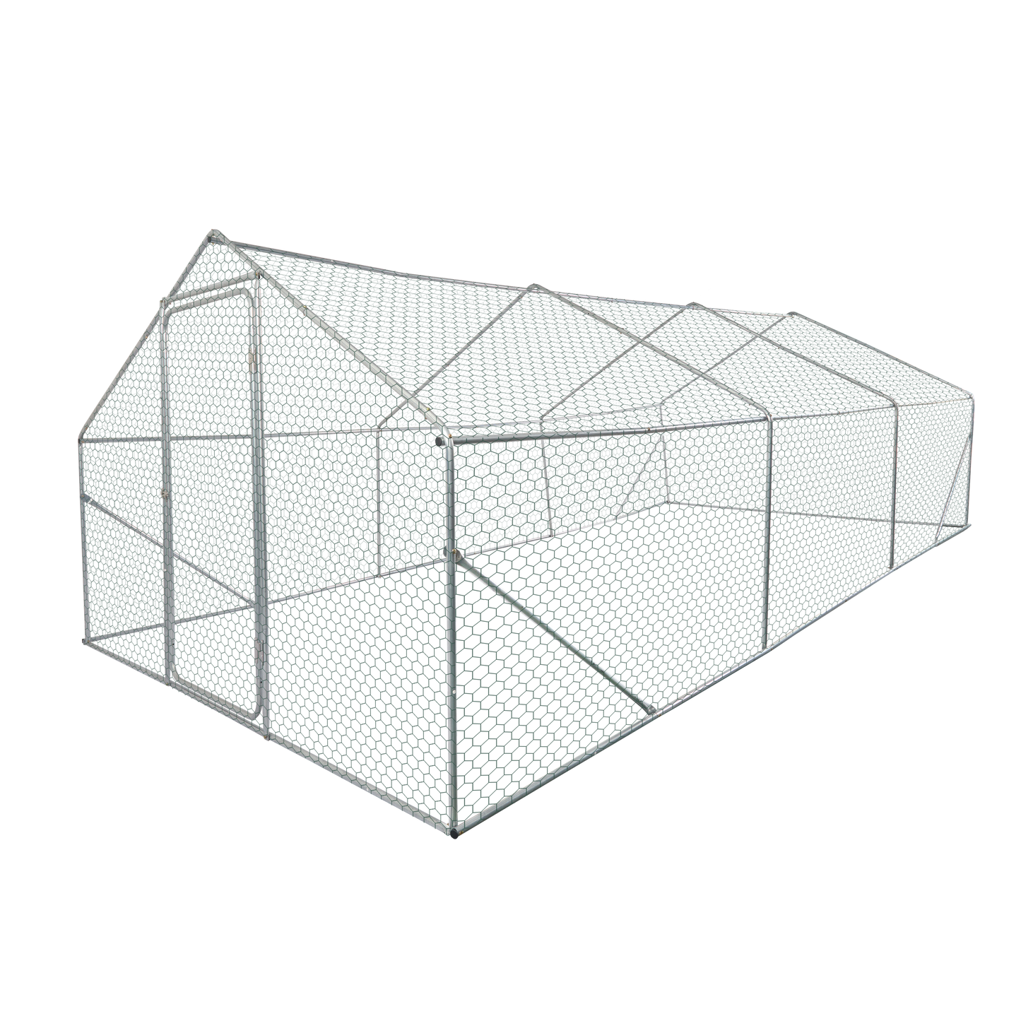 XPT035 Outdoor chicken coop metal big space 20*10*6FT 3 Unit for Outdoor Farm Use