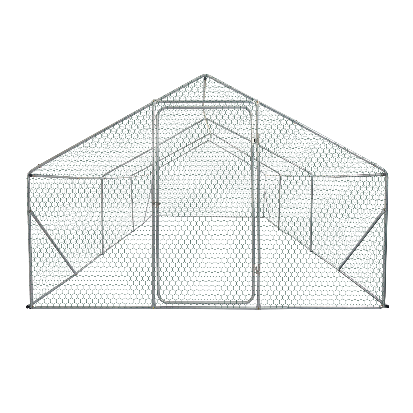 XPT035 Outdoor chicken coop metal big space 20*10*6FT 3 Unit for Outdoor Farm Use