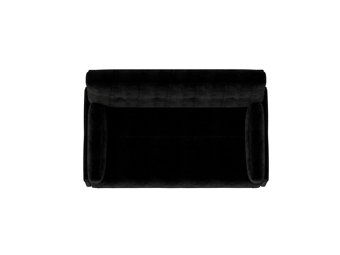 [SantaChoice] Black 2 seater sofa sleeper with recline fuction