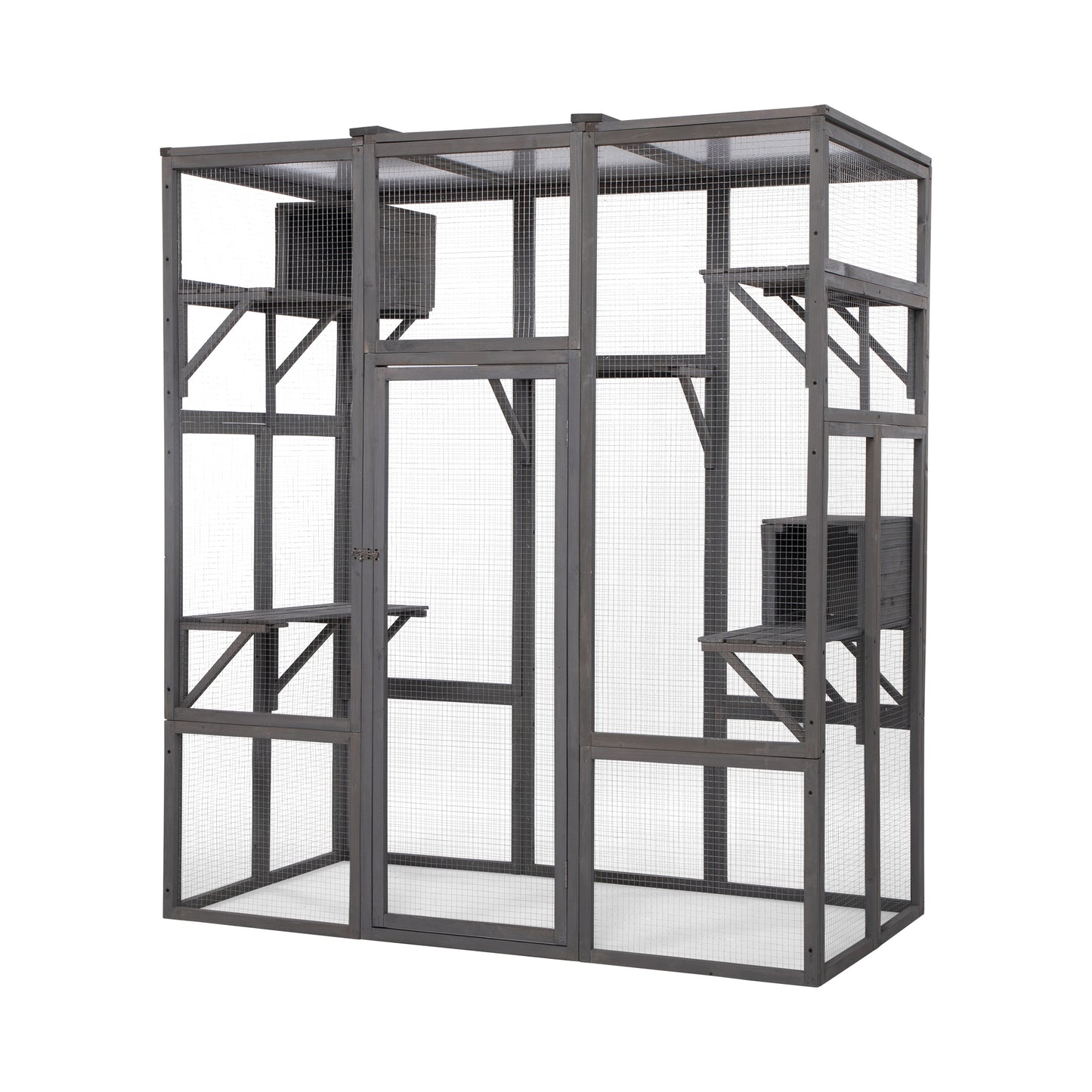 Extra Large Cat Cage - Gray