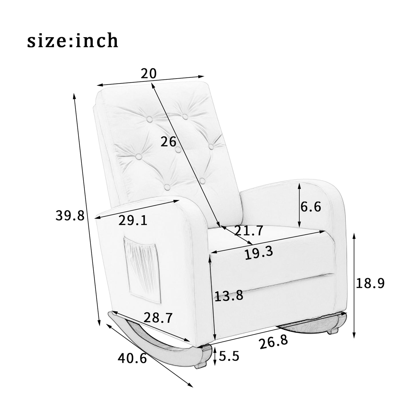 [SantaChoice] Single sofa reclining chair Japanese chair lazy sofa tatami balcony reclining sofa adjustable chair