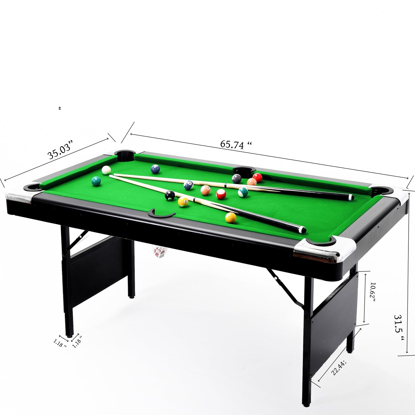 5.5FT Billiard Table, 1.67M pool table,billiards,5.5FT game table,Children's game table,table games,family movement, children's billiard table, children's pool table, small pool table