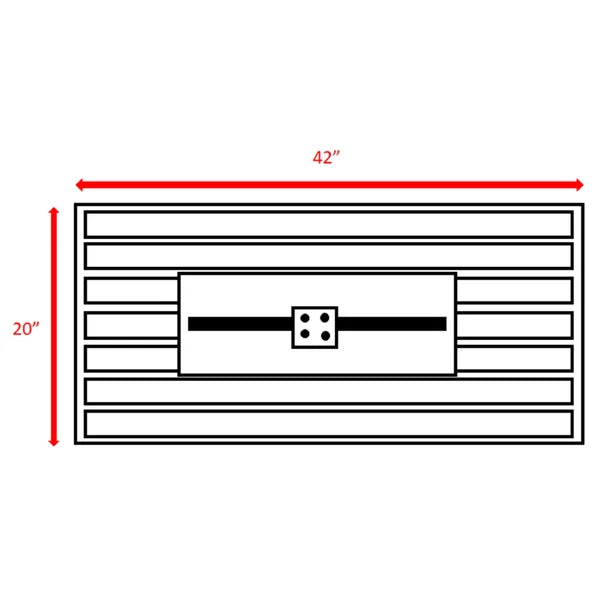 25'' H x 42'' W Steel Propane Outdoor Fire Pit Table with Lid