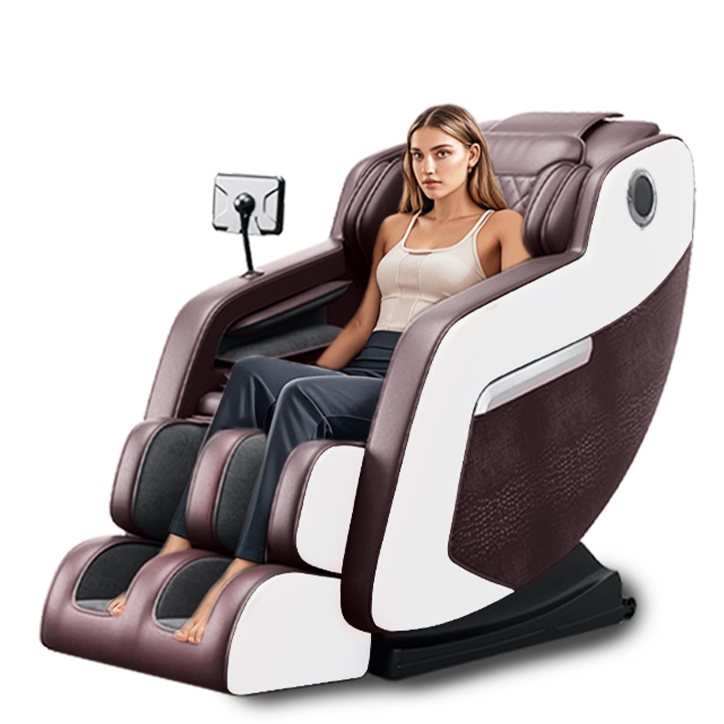 The perfect Gift for Relaxation & Health! Zero Gravity Massage Chair with Hip Heating, Foot Massage & Full Airbag Coverage – Perfect for Home or Office!