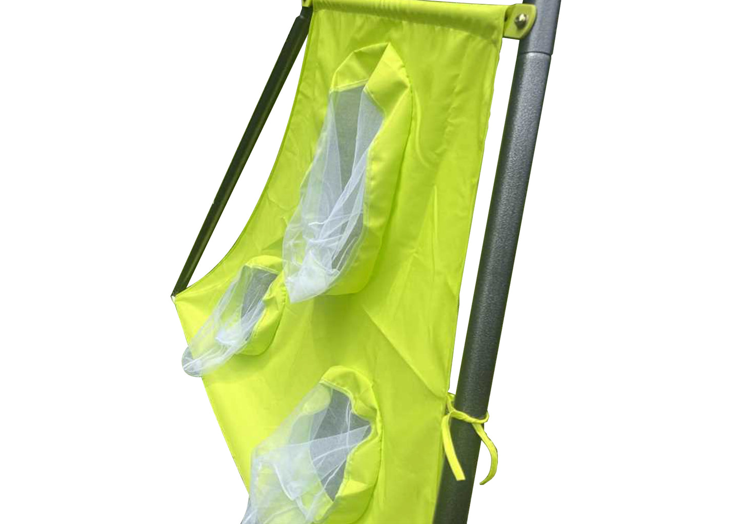 XNS052 green and blue interesting six function swingset with net swing metal plastic safe swing set 440lbs for outdoor playground for age 3+ with 31.5in net swing